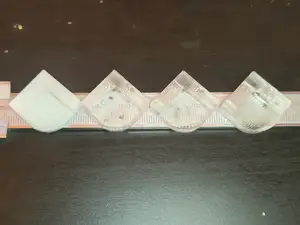 Test model for transparent PLA printing – Remix of CNC Kitchen