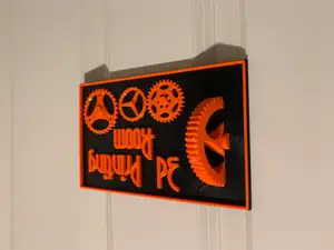 3D Print Room Sign