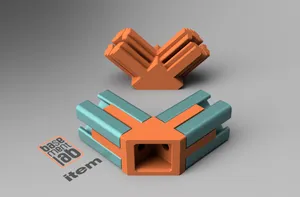 2020 2-Way 90° Corner Connector for ITEM Profile