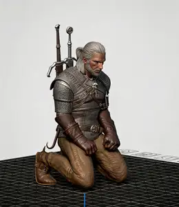 The Witcher Geralt meditating