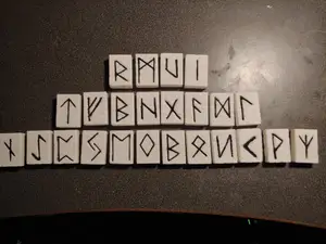 Casting Runes and blanks for risting or game-tokens