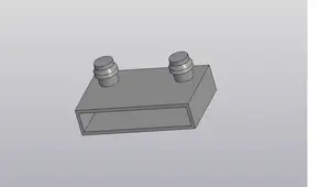 Fastening for lamella (Крепление для ламели кровати АМИ мебель и иных)