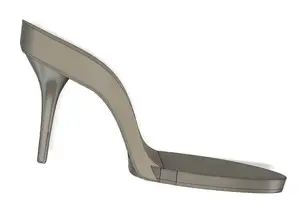 Stilletto shoe sole for 16" fashion model doll