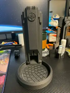 Arasaka Dice Tower - no supports, no glue