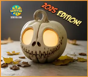 Jack Skellington Pumpkin - SEREV3d