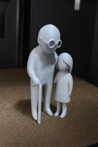 Grandfather and Granddaughter