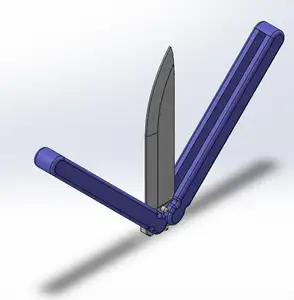 Print in Place Balisong Butterfly Knife