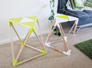 Geometric Lifesize Stool