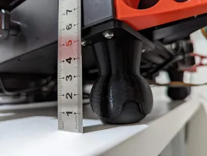 Ender 3 v2 Squash Ball Feet - 56mm clearance - v-slot mount