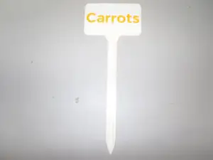 Plant Label Carrots