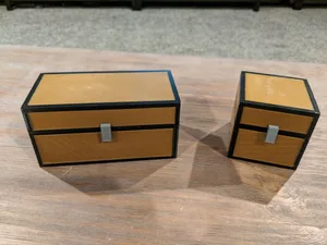 Minecraft Chest Single and Double