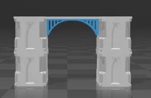 NECROMUNDA ZONE MORTALIS METAL ARCH FOR PLATFORM