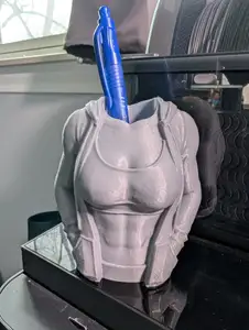 Gym girl pen holder