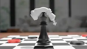 King Me! - Chess/Checkers Mashup Piece