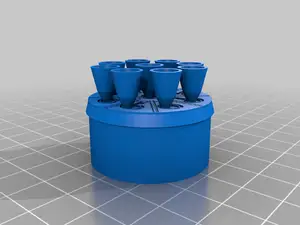 Engine Octaweb for AXM's Falcon 9/Heavy paper model