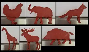 Tiny Animals edge seater - Moose, Giraffe, Elephant, Chicken, Wild Board, German shepherd