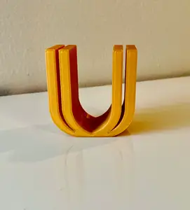 3D Alphabet - Letter U