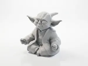 Meditating Yoda Figurine Star Wars 3D Printable