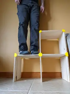 Modular and re-usable plywood furniture connectors