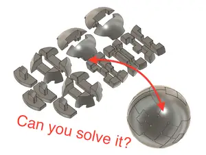 3D-Puzzle Ball