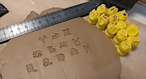 Pottery stamps set - Zodiac signs