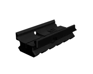 Low profile proprietary rail to picatinny adapter (fits Glock 17)