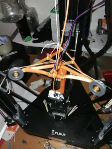 (Improved) "Dream-catcher" flying extruder