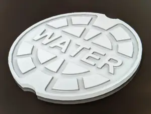 Drink Coaster - Water Valve Box Lid