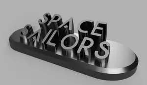 Space Sailors Name Plate