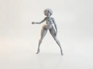 Miss Incredible Figurine Cartoons Animation 3D Printable
