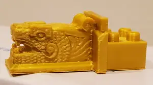 Montini Aztec Dragon Head (Lego Compatible)