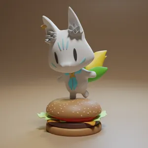 Sukon Bu - Hololive Shirakami Fubuki Japanese Mascot