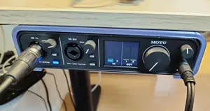 MOTU M2 & M4 under desk mount