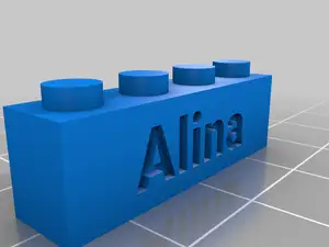 Alina LEGO compatible Text Bricks