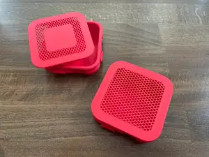 Infill Lids for Interlocking Sorting Cups (Square Shape)