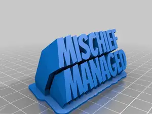 My Customized Sweeping 2-line name plate