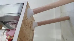 Simple Angled Leg Bracket for round legs