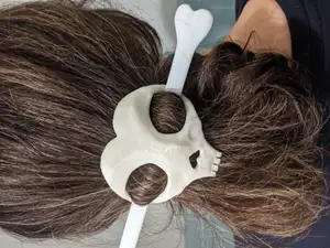 Heart Skull Hairpin