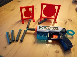 Nerf gun hanging target