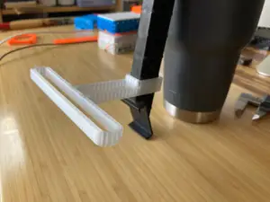 Short Filament Cable Guide for Prusa Dual Filament Spool Stand 120mm