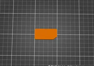 Cubify Cube 2 3D Printer Bed Metal Slug 3D Model