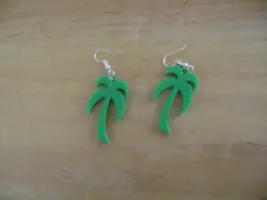 Palm tree earrings