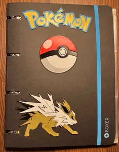 Pokemon album cover stickers
