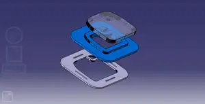 Simson S51 Carburetor seal cutting jig