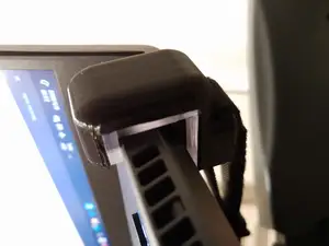 Hook for notebook arm holder