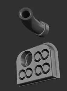 Elegoo Logo Branded Centauri Carbon PTFE tube guide