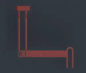 Creality K1 Nebula Door Stand with Handle