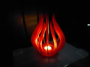 LED Tealight Candle Holder - Flame