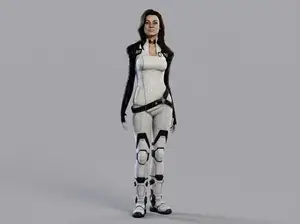 Vintage Video Games - Mass Effect - Miranda Lawson - 2007