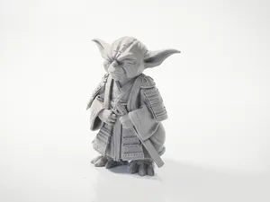 Samurai Yoda Figurine Star Wars 3D Printable